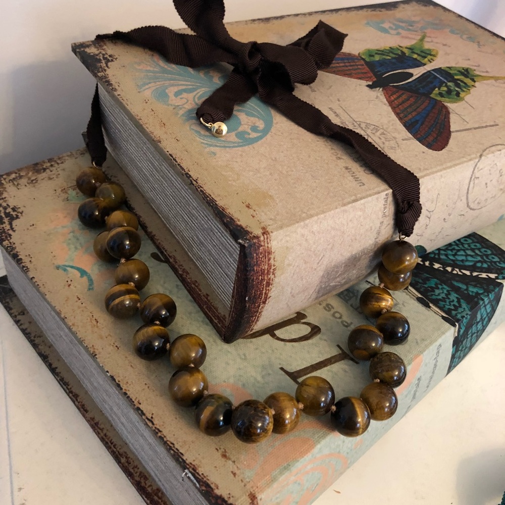 Vintage j crew bead necklace